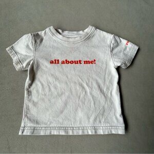 3 for $25 ~ Roots ~ “All About Me” Graphic Tee ~ Baby Size Large 12-18 Months
